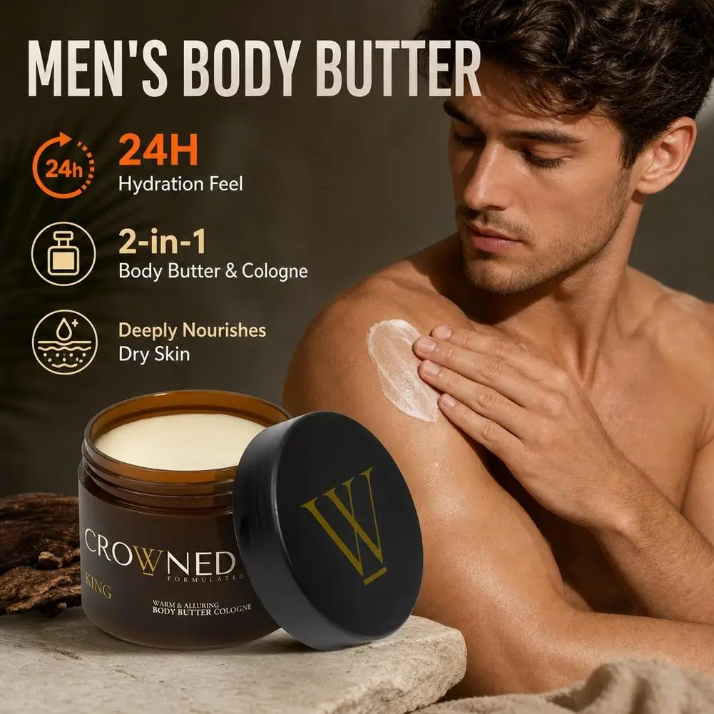 Crowned Skin King Body Butter Cologne Warm And Alluring Nourishes And Softens Skin Releases Creates Scent Experience Body Care