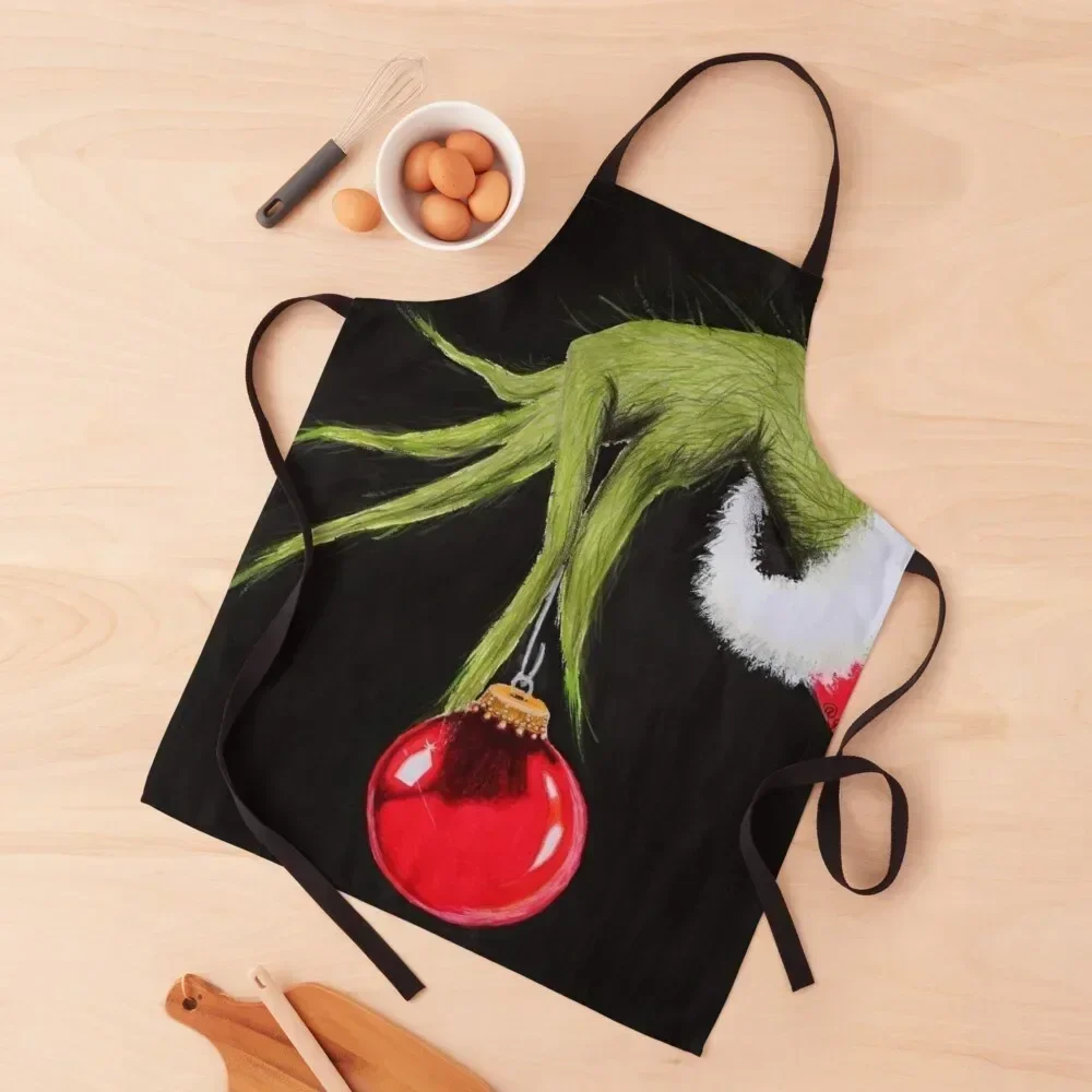 Who stole Christmas? Apron For Kitchen Children'S cooks clothes Woman Kitchens Apron