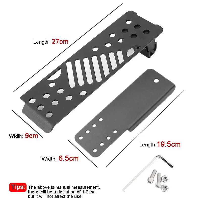 Metal Foot Pedal for Jeep Wrangler JL JLU Sahara Rubicon 2018-2024 Metal Left Foot Rest Pedal Panel Modification