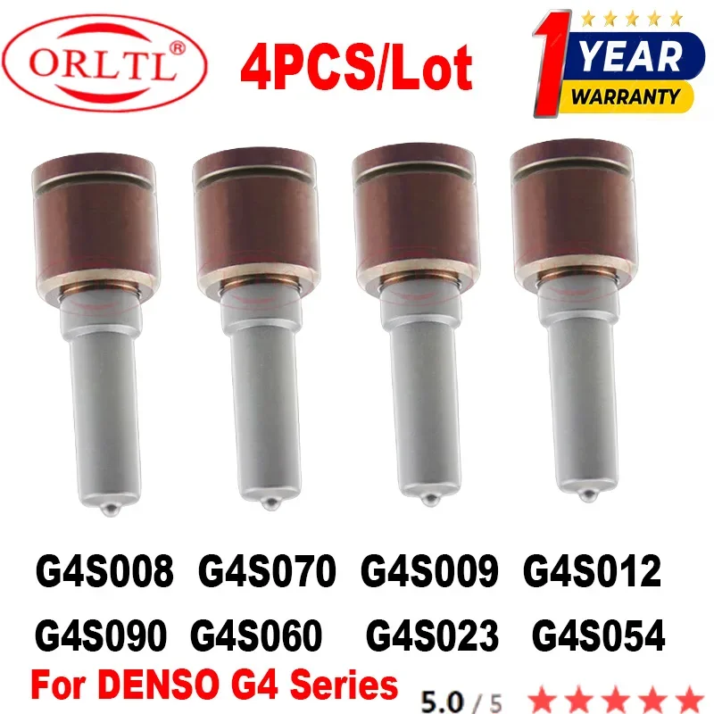 4PCS G4 Series G4S090 G4S060 G4S023 G4S054 G4S008 G4S070 G4S009 G4S012 Nozzle For DENSO G4 Piezo Injector Nozzle