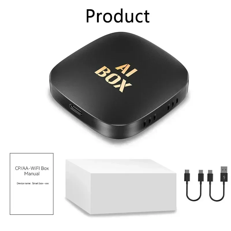 CarPlay Smart Video Box, andróide 13, adaptador sem fio para carro, Netflix, YouTube, Google Play Store integrada, Quente