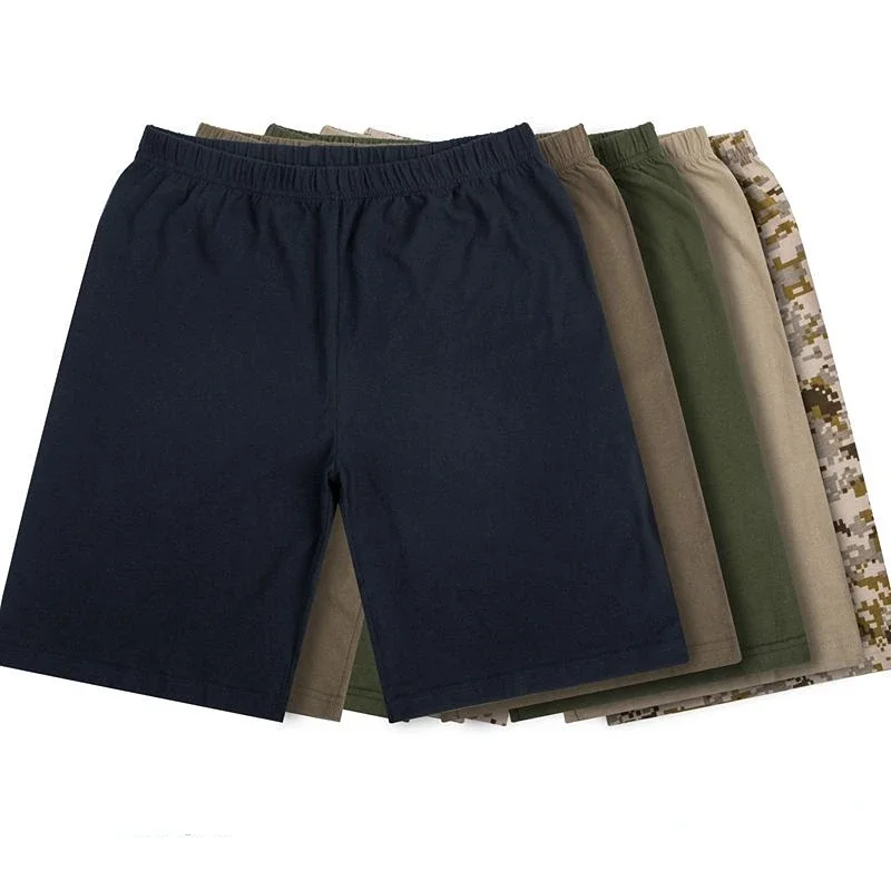 Boys Summer Beachwear Loose Black Shorts Elastic Waist Cotton Home Wear Short Green Yoga Shorts Men Sexy Boxer Shorts 5xl 4xl