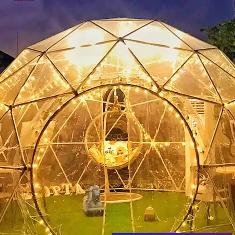 

Internet celebrity transparent bubble house, non inflatable dining, starry sky room, outdoor check-in, photo taking