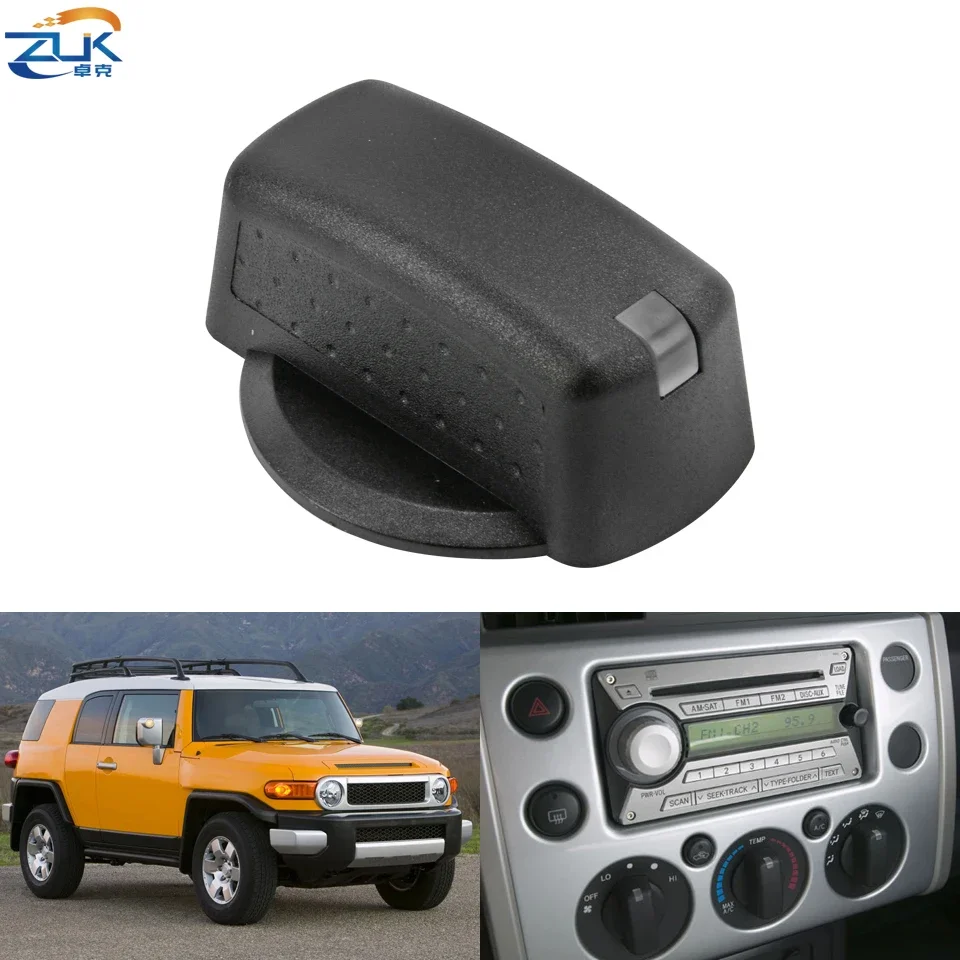 ZUK AC Air Condition Temperature Control Rotary Knob For TOYOTA FJ Cruiser 2007 2008 2009 2010 Seat Ventilation Swtich Button