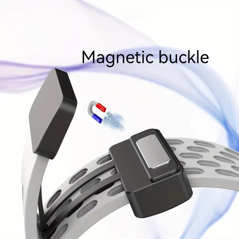 Breathable Band For Samsung Galaxy Watch 9/8 Classic Sports Magnetic Silicone Correa Bracelet Galaxy Watch 8 44mm 40mm Strap image 5