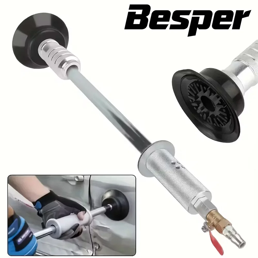 Upgraded Car Dent Air Pneumatic Dent Puller, Auto Body Repair Suction Cup Slide Hammer Tool Sheet Metal Pneumatic Pulling Hammer
