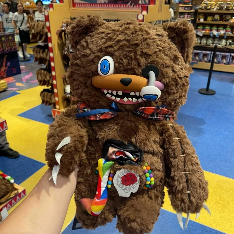 Original Beijing Universal Studios 2025 Halloween Hamikuma Brown Fur Teddy Bear Backpack Girls' gifts