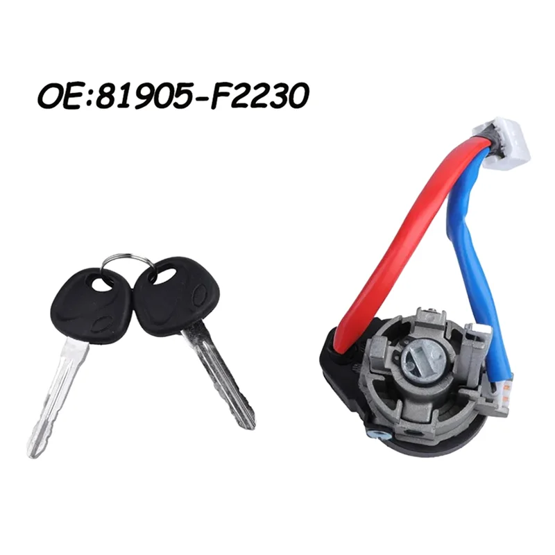 【قطرة السعر! !】 جديد مفتاح إشعال قفل برميل اسطوانة مع مفاتيح لشركة هيونداي إلنترا 2017-2020 81905-F2230 81900F2230