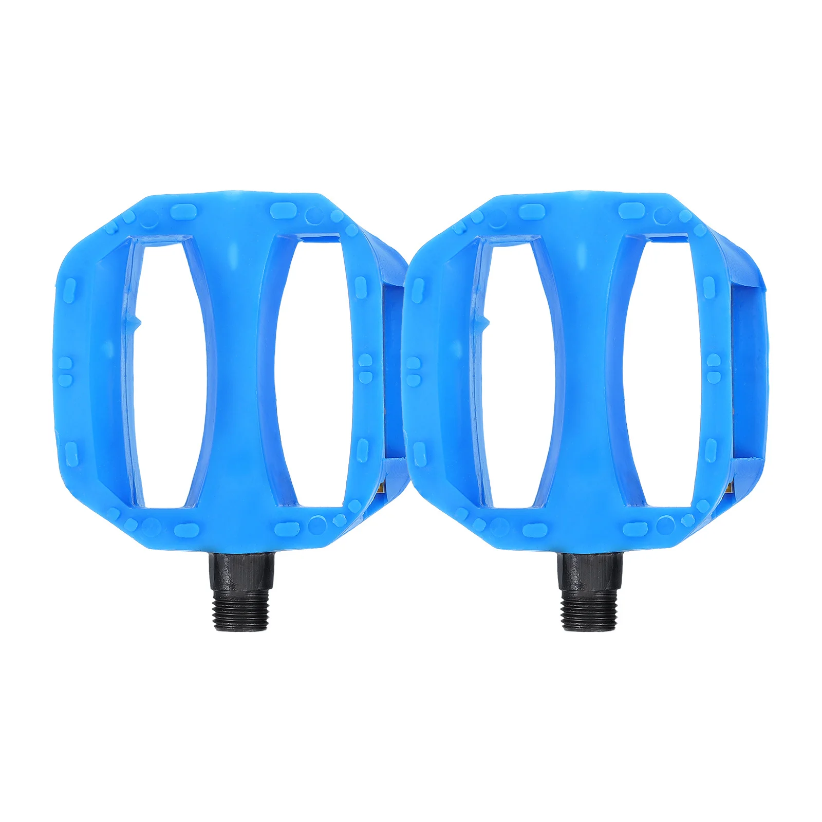

1 Pair Bicycle Pedals Blue Non-Slip Anti-Skid Plastic Replacement For Bike Tricycle Universal Fit Cycling Pedals