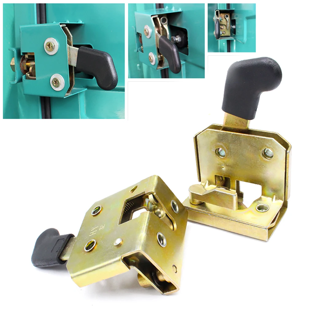 قفل مقبض الباب الكهربائية دراجة ثلاثية العجلات قفل الباب العالمي رافعة شوكية جرار معدات ثقيلة معدن المقود اكسسوارات rigartype