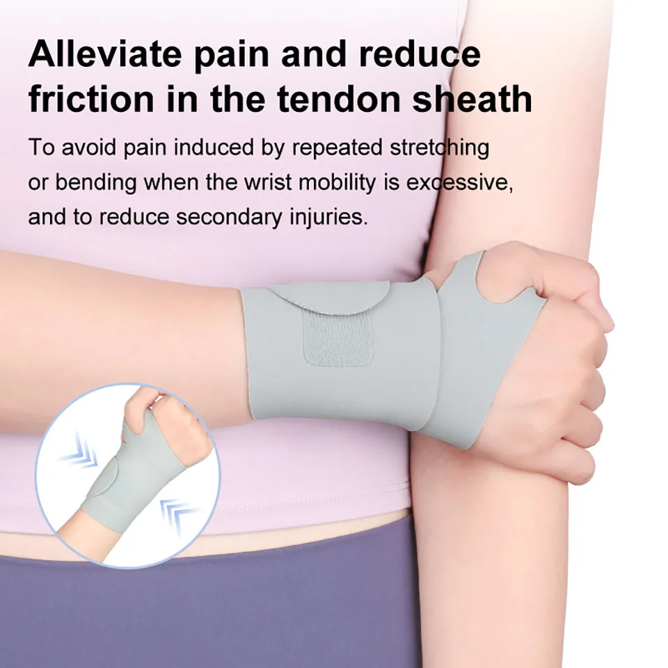GETINFIT 1Pcs Wrist Guard Fix The Tendon Fit Anti-Slip Light Thin Breathable Winding Pressurization Gym Outdoor Sports Badminton