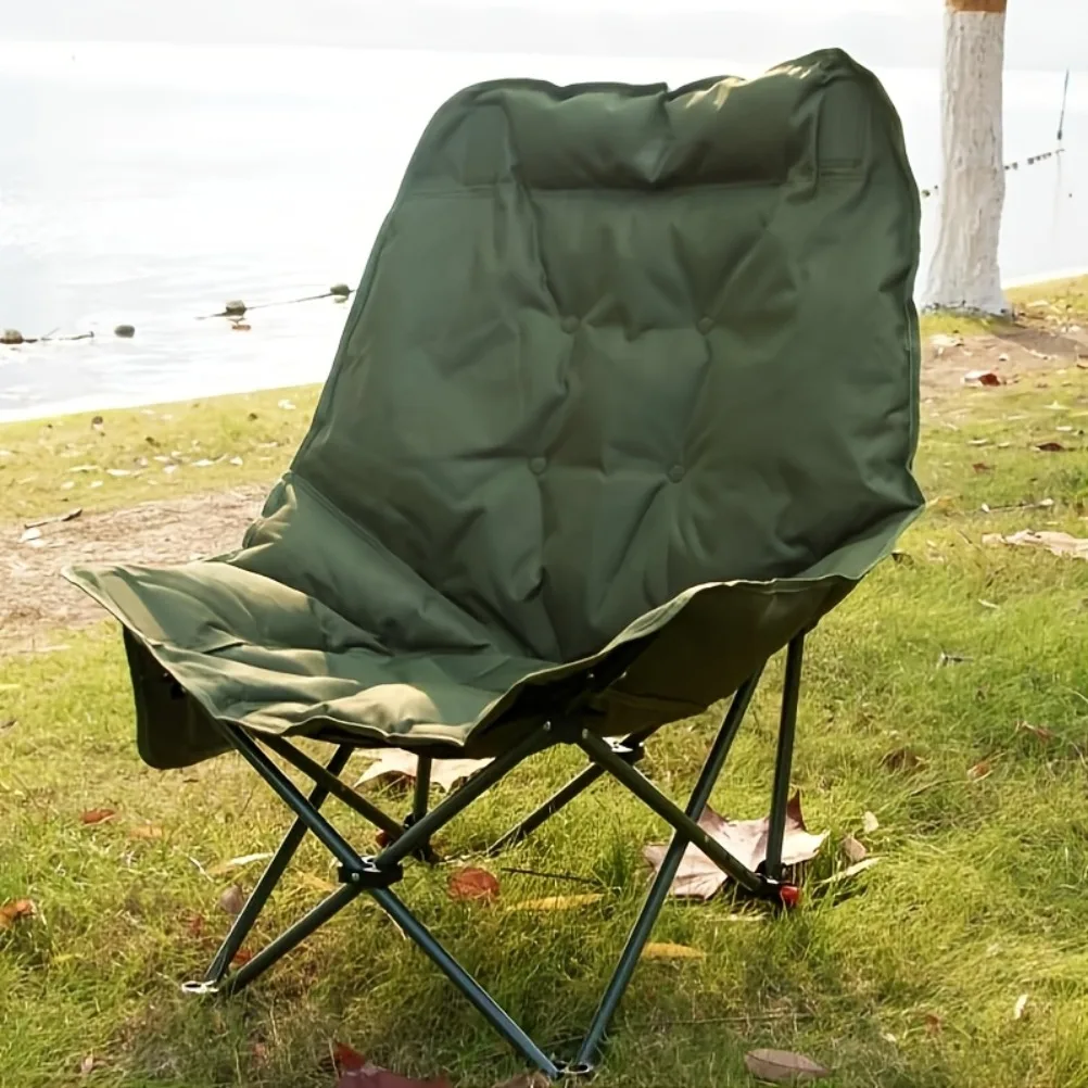Camping Folding Lounge Chair Can Be Extended for Application Thickened Detachable Fishing Chair Outdoor Camping Courtyard Chair