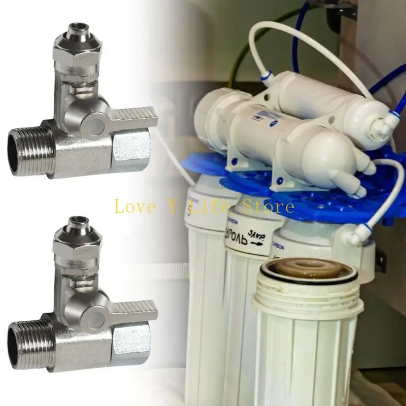 

L74C Фитинг с высоким расходом для одновременного использования двух водяных устройств 3/8x1/4 дюйма