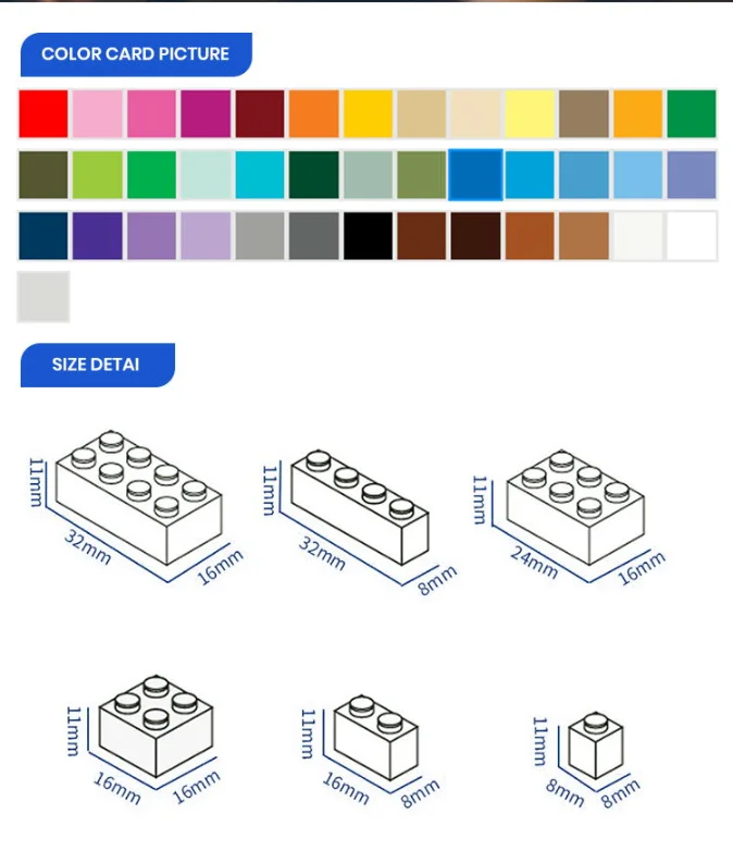 Gobricks MOC Plate 8 x 8 Parts Brick Compatible with 41539 Children Toys Freedom Building Blocks Assembles Technical Gift Adult