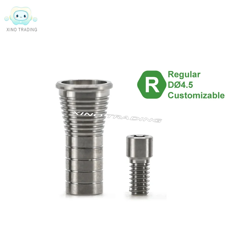 Para Dentium SuperLine Compatible multiunidad piezas de implante Dental Base de titanio no hexagonal CAD CAM Tibase consumibles médicos