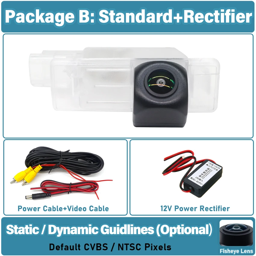HD 1080*720 Fisheye Lens Rear View Camera For Peugeot 208 2012 2013 2014 2015 2016 2017 2018 Car Reverse Parking Accessories image 3