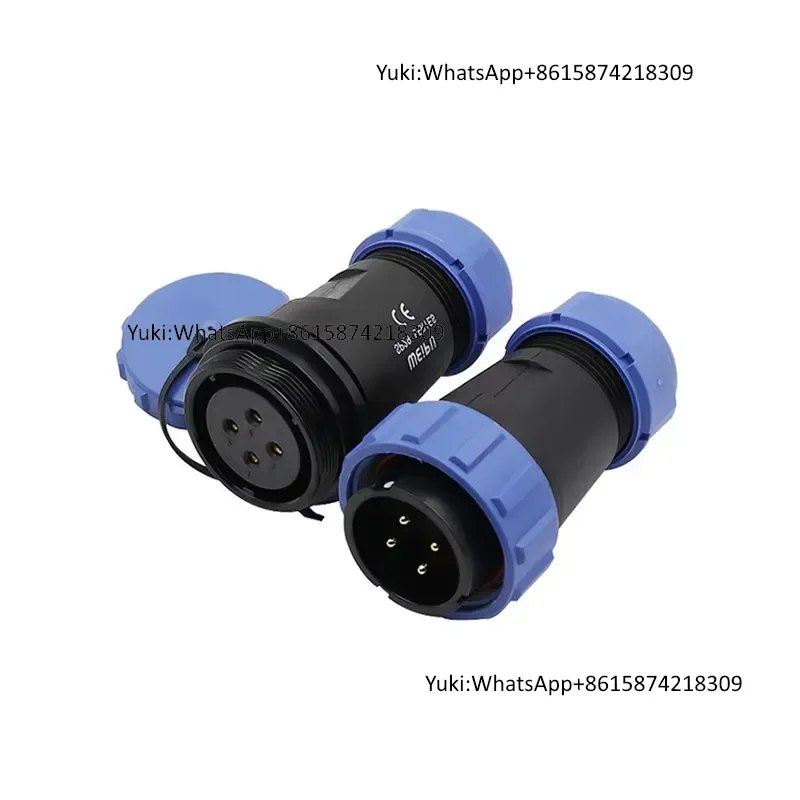 

Weipu SP2910 SP2911 IP68 Waterproof Circular Aviation Plug Nylon 50A High Current 2-20 Pin CE RoHS for Industrial Marine