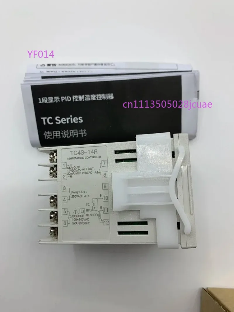 Digital PID Temp Controller, 4-Digit Display, Relay/SSR Output, Compatible with TC4S-14R TC4M-24R