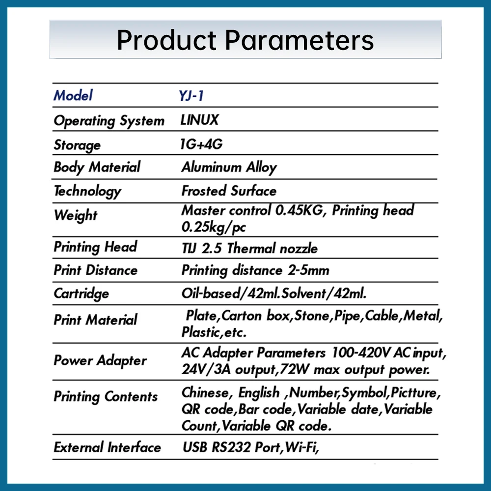 12.7mm Industrial Online Tij 2.5 Inkjet Printers Barcode Batch Number Date Logo Coding Machine For Conveyor Belt Marking Systems