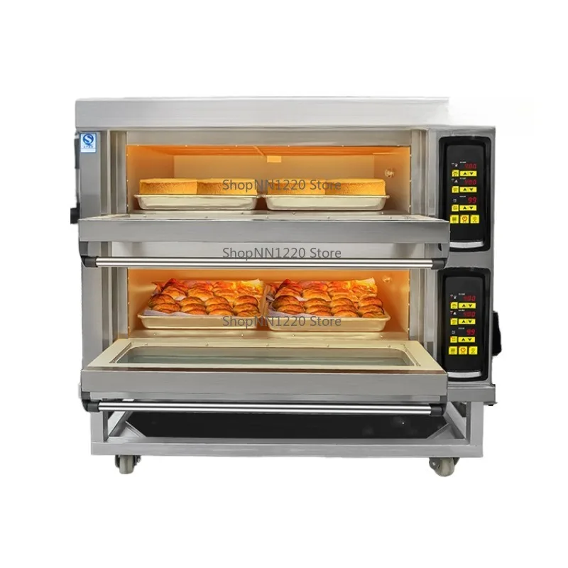 

Hot Sale Baking Oven Electric Commercial Bread Bakery Oven Automatic 1/2/ 3 Stainless Steel Provided Cooking Equipment