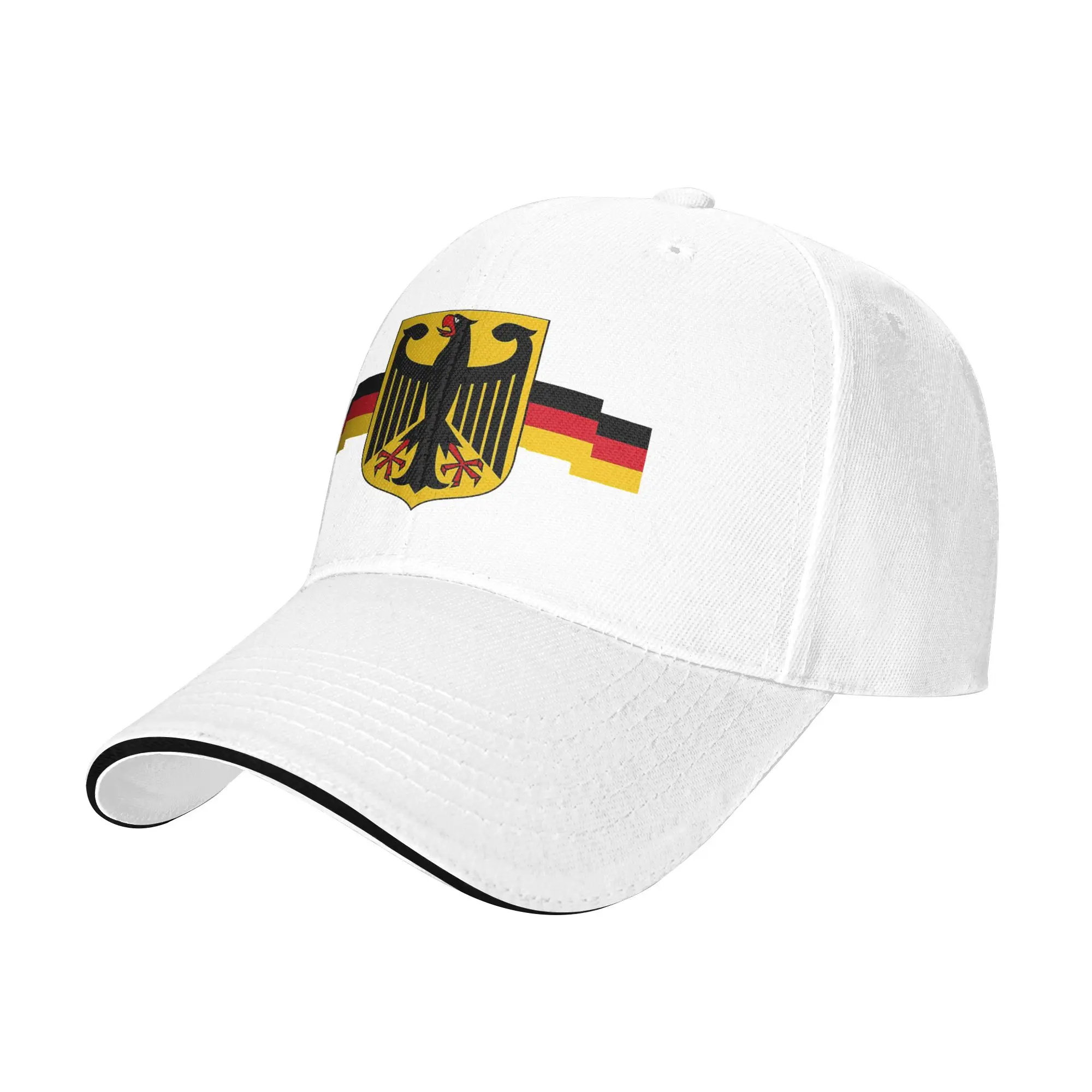 Personalized German Eagle On Shield Baseball Cap Outdoor Women Men's Adjustable Germany Flag Dad Hat Autumn