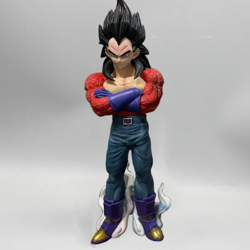 29cm figuras de dragon ball ssj4 vegeta anime figura ssj5 gk estatueta super saiyan modelo pvc estátua coleção ornamento crianças brinquedos