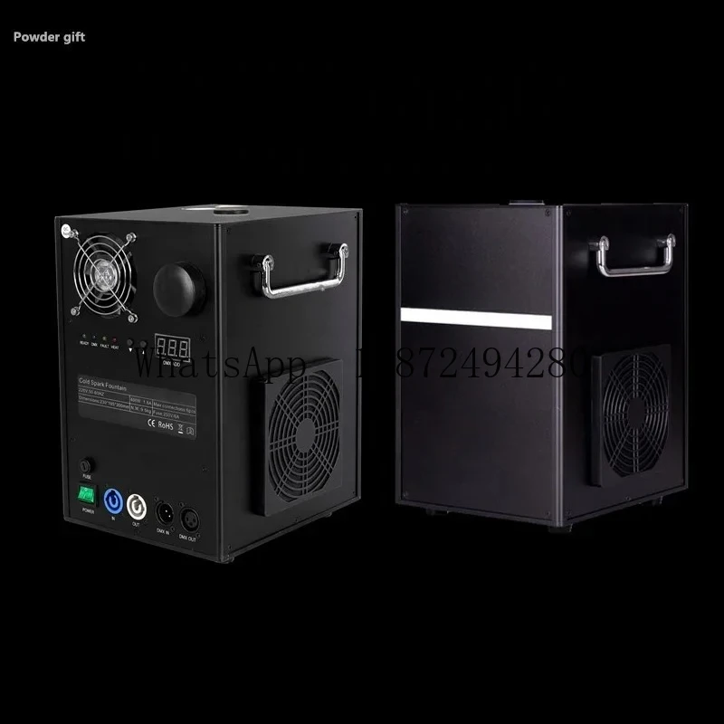 CE Cold Spark Firework Flame Fountain Machine Remote Control for Indoor Wedding Stage Cold Spark Equipment