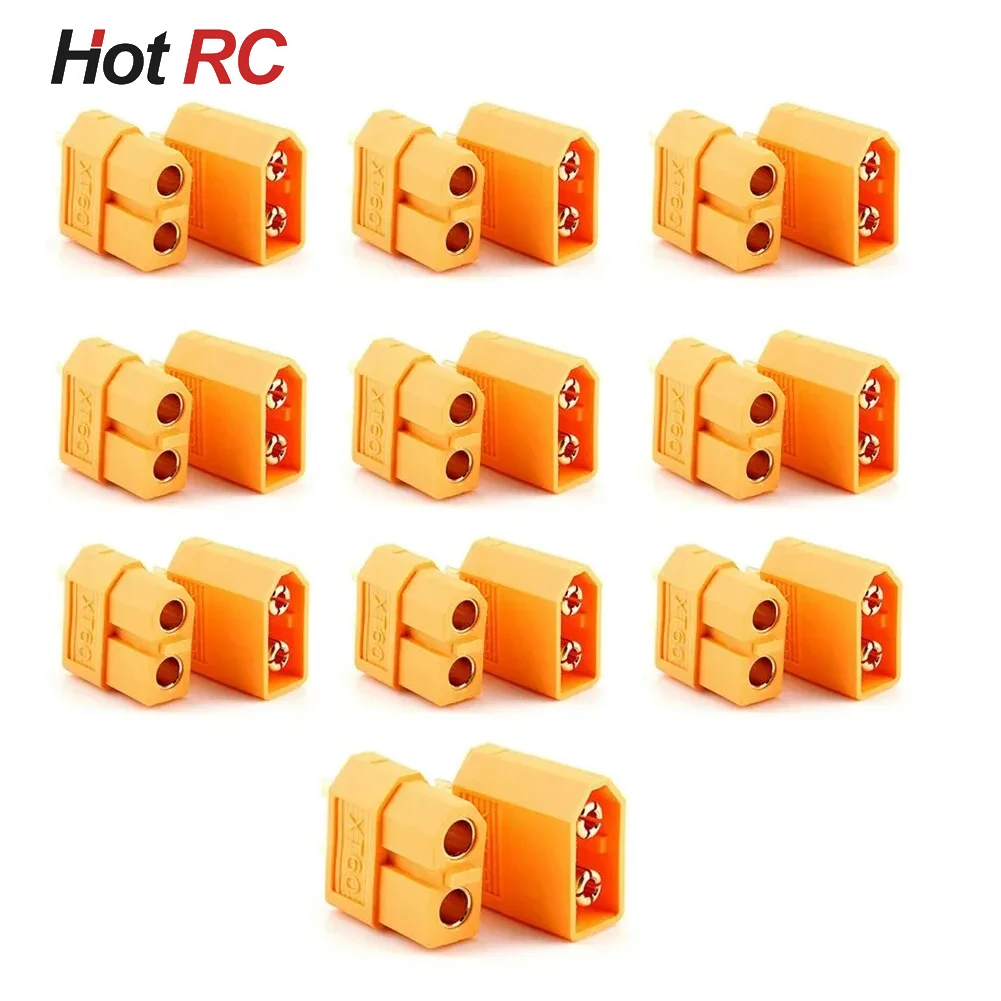 10 Pair XT60 XT-60 Male Female XT60 Bullet Connectors Plugs For RC Lipo Battery Rc Drone Airplane Car Boat Part