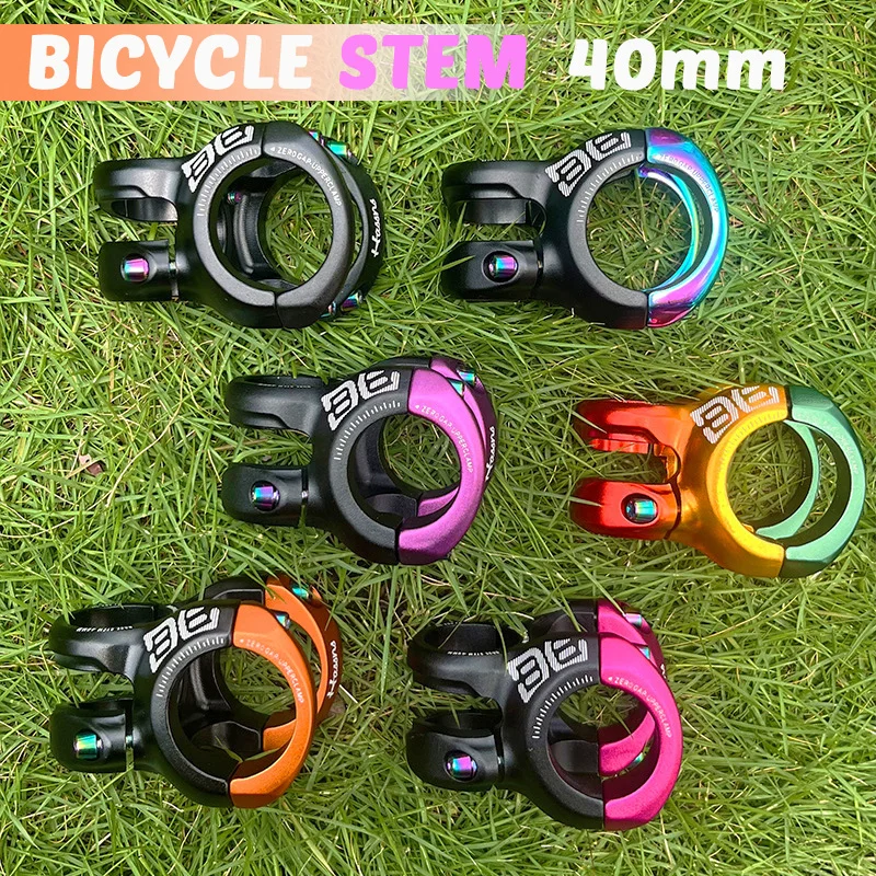 

HASSNS Mtb power Short bike stem 35mm 40mm Mountain Road Bicycle bridge 0 Degrees Bike table 31.8mm Bicycle handlebar Stem