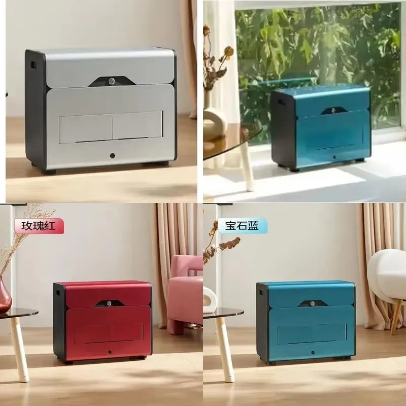 Automatic Plastic Shoe Cover Dispenser Machine with Seat 2 in 1 Shoe Cover Maker and Stool for Home Office Hospital Use