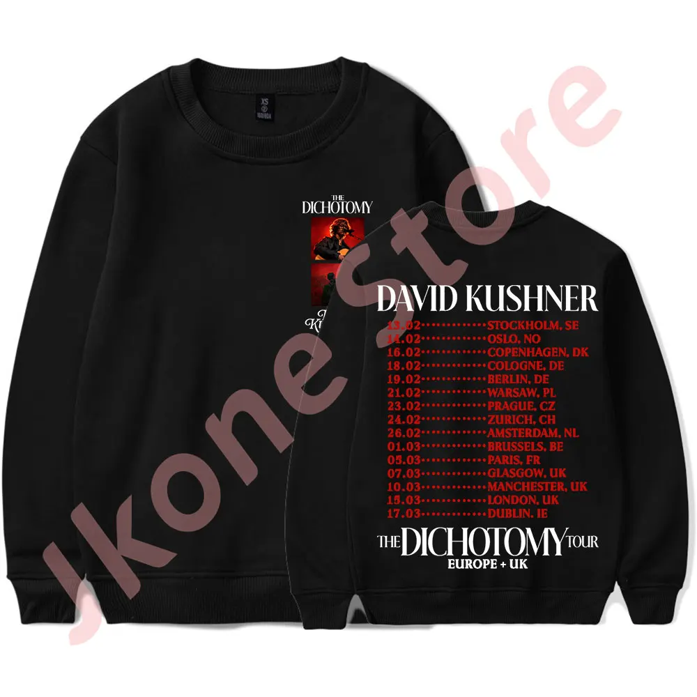 

Дэвид Кучернер The Dichotomy Tour Europe Merch Crewneck Косплей Женщины Мужчины Модные толстовки с длинными рукавами