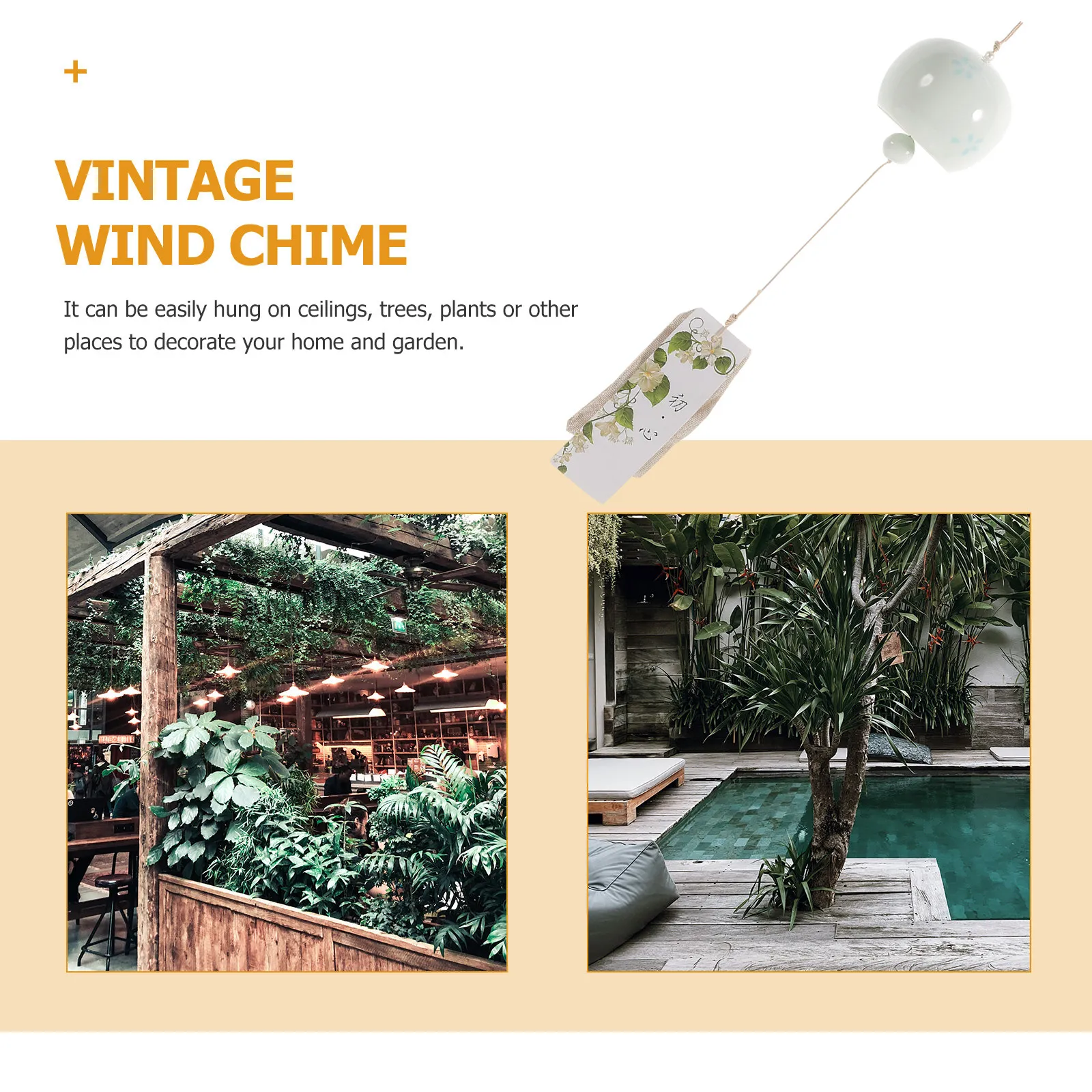 1 Stück Keramik-Windspiel im j – Home Decor Garden Ideas Bewertung und Preis
