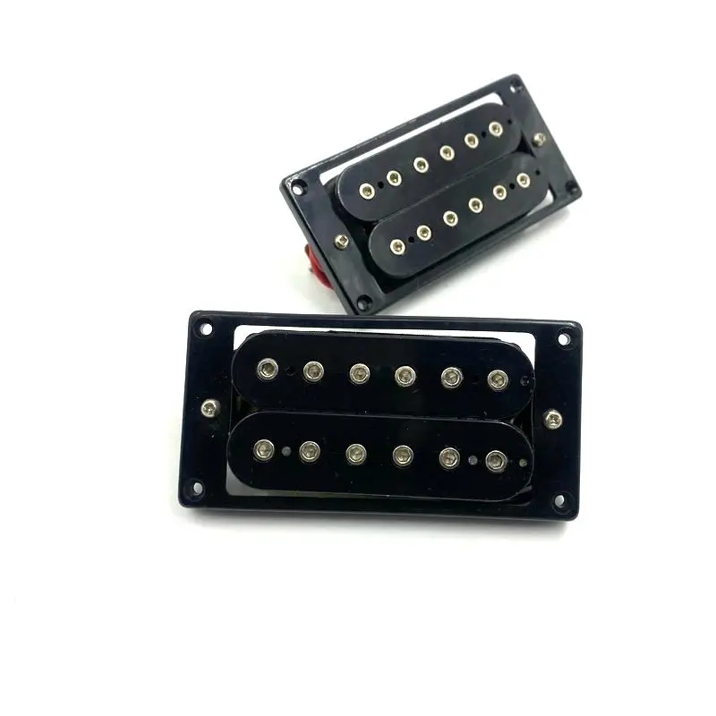 One set Electric Guitar Pickups with Pickup Rings Black Color Humbucker Made in China by Korea Factory