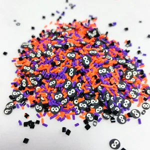 20G/LOT Halloween Halloween Christmas Slises Polymer Clay Sprinkles para manualidades de llenado de limo DIY Tiny Lindos Accesorios de plástico 12 Mejores Polymer de Polymer Sprinkles - №6