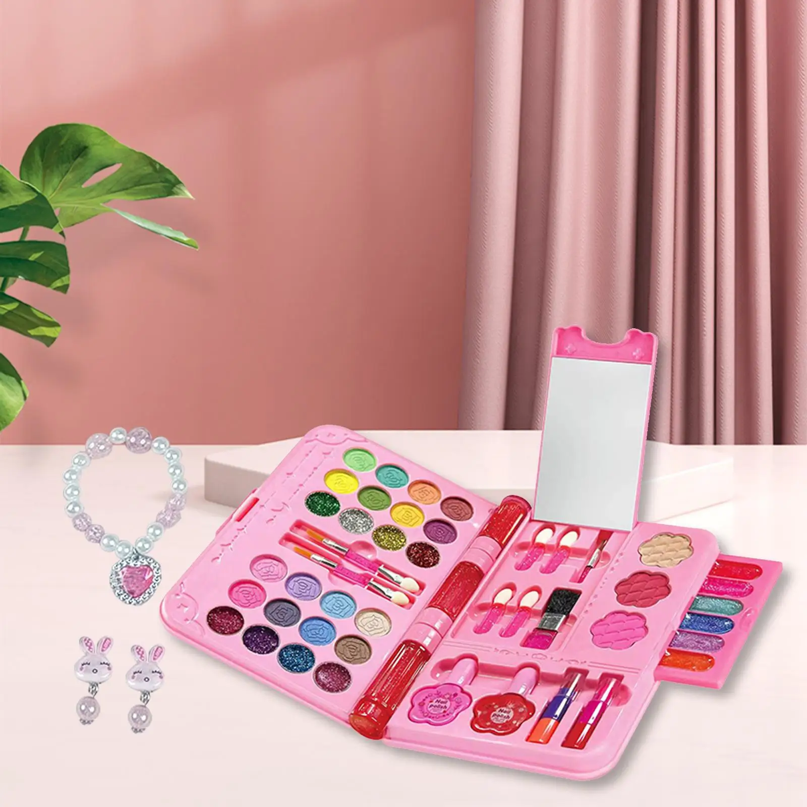 Pretend Makeup Set Cosmetics Makeup Toy Set for Kids Toddlers Birthday Gifts