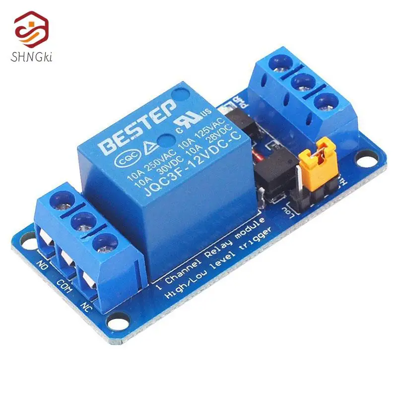 3.3V 5V 12V 24V 1 Channel Relay Module High And Low Level Trigger Dual Optocoupler Isolation Relay Module Board Signal