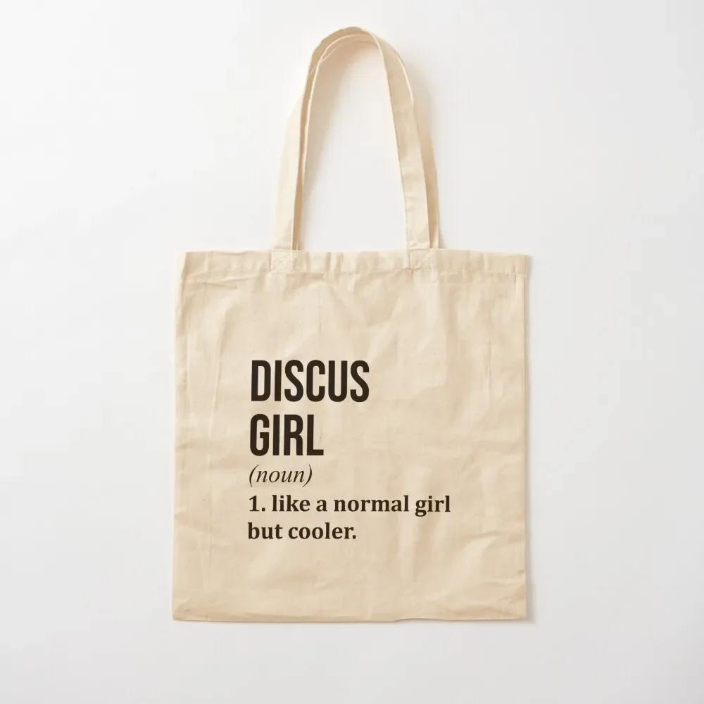 

Discus Girl Definition in Gold Tote Bag Shopper Canvas stote bag Handbags Tote Bag