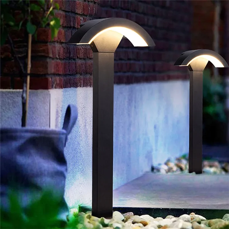 ABEL Lampada da giardino contemporanea per esterni Lampada da prato per quarti residenziali a LED elettrica impermeabile per villa, giardino, cortile ﻿