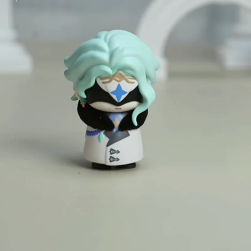 

Mihoyo Suplay Genshin Impact Fatui Harbingers Q Version Blind Box Figure Collection Toy Set Game Merch Fans Gift