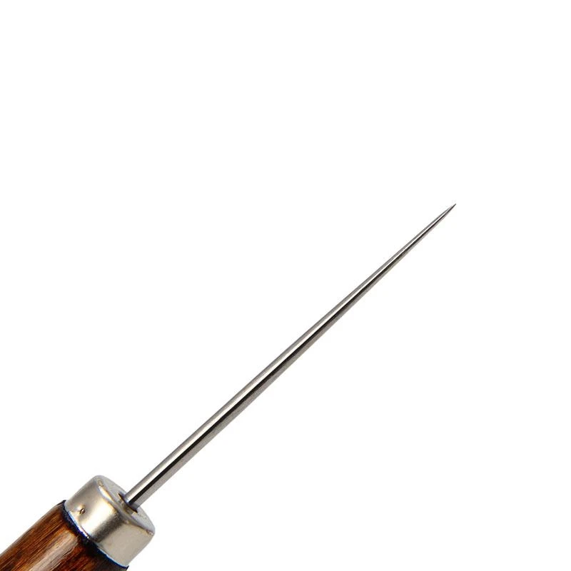 

Gourd Awl Tool with Wooden Handle Pricker Hole Maker Tools Sewing Supplies for Beginners Handmade Tool top sale