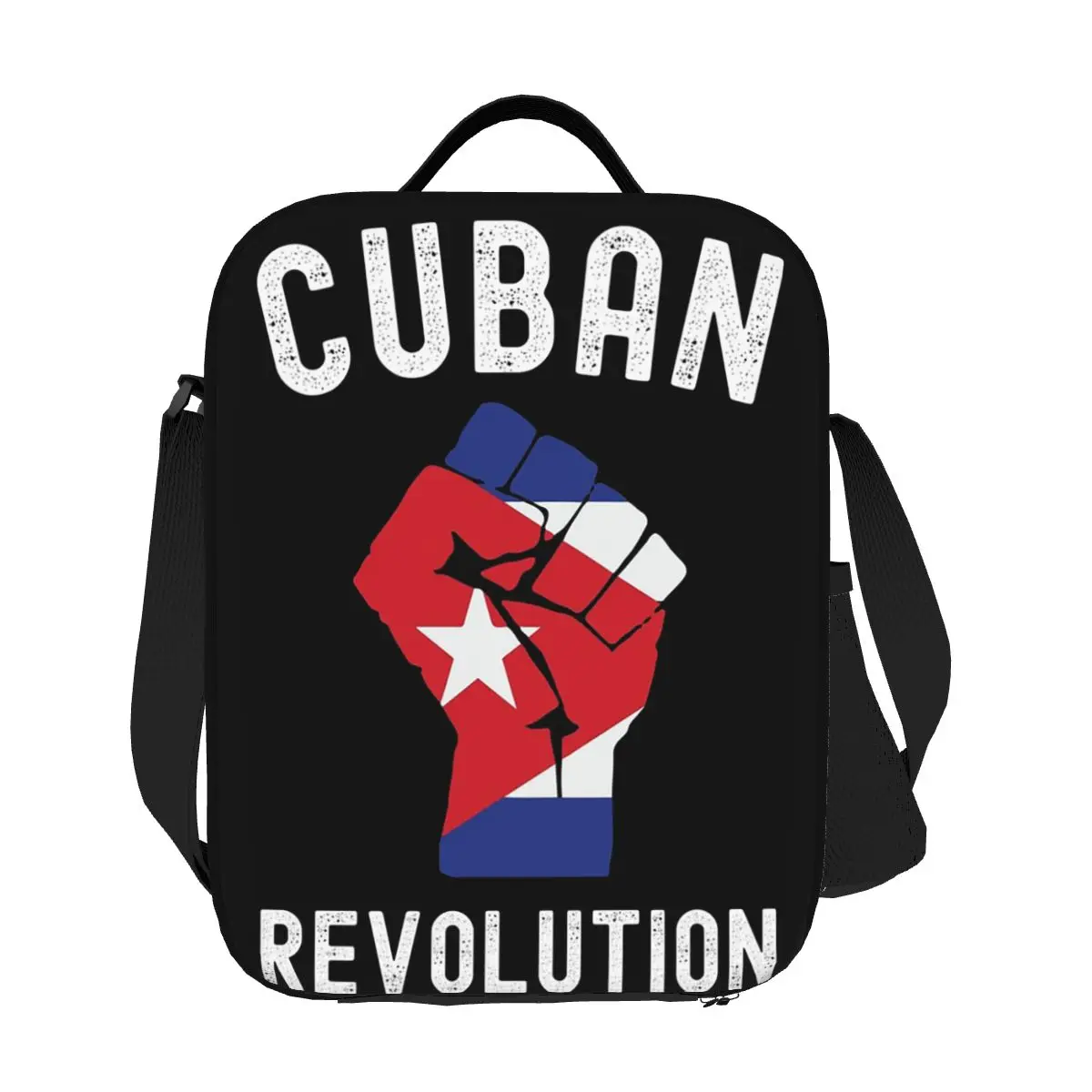 

Cuban Revolution Cuba Flag Design Vintage Lunch Bags Insulated Bento Box Waterproof Lunch Tote Leakproof Picnic Bags Cooler Bag