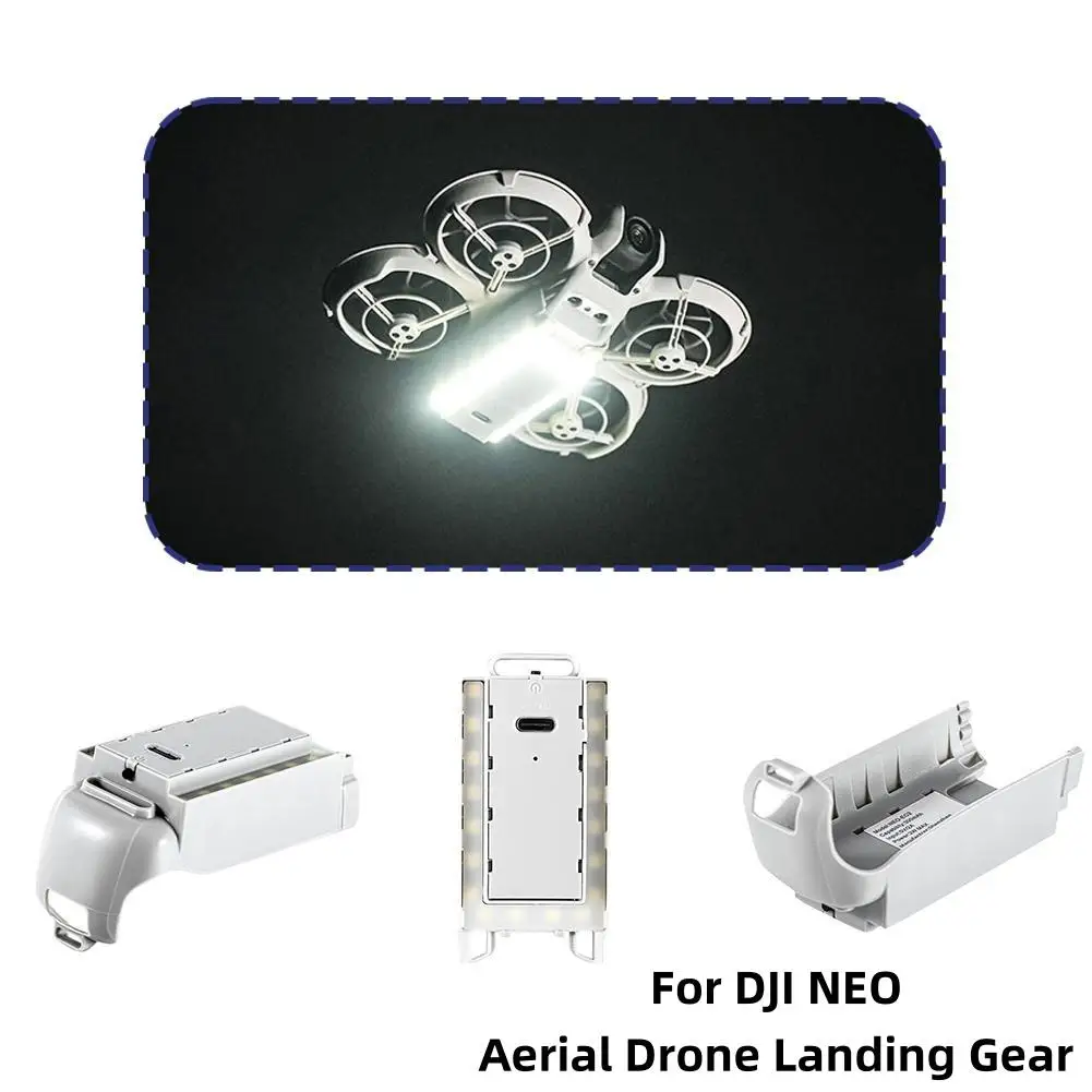 Glowing Landing Gear For DJI NEO Chassis Guard Protective Shell Cover Night with LED Lights Tripod For DJI NEO Drone Accessories