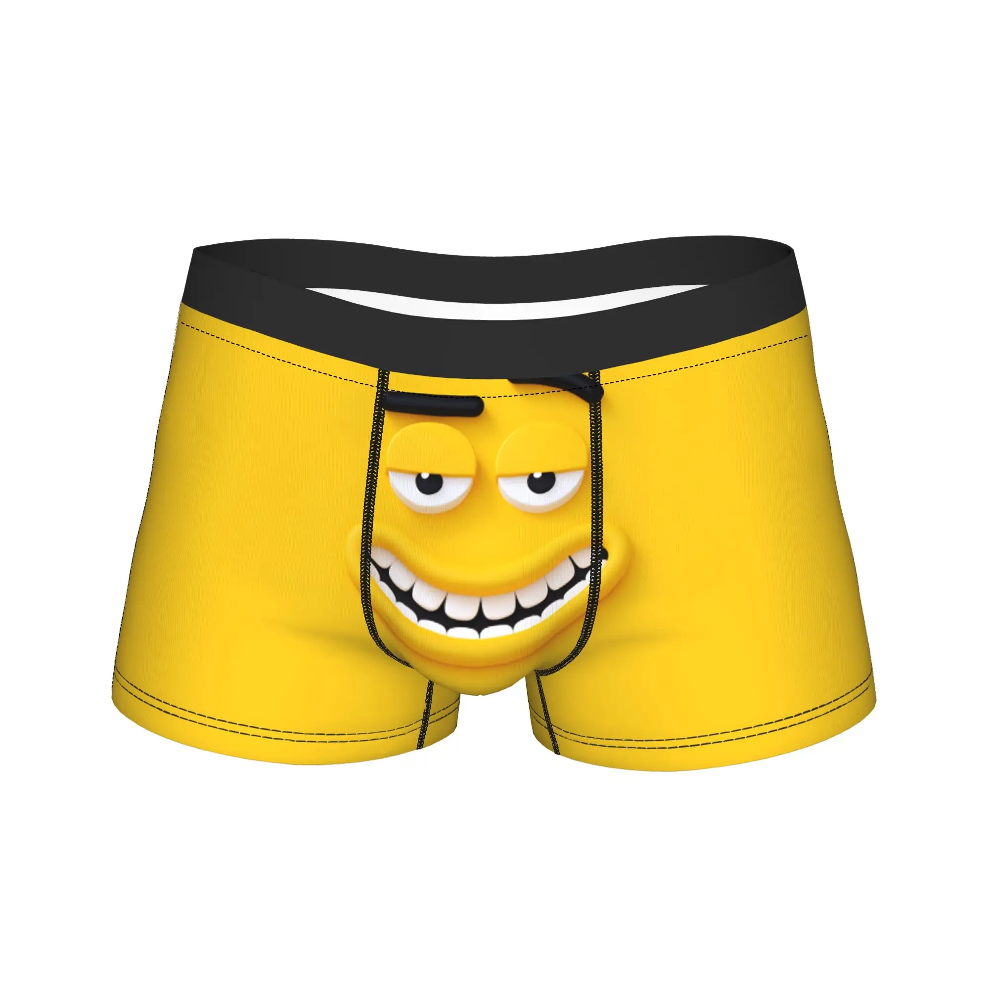 Funny Cartoon Face Meme Boxer Shorts  3D Pouch Underwear Hot Sale Custom Boxer Brief Comfortable Man Underpants Plus Size