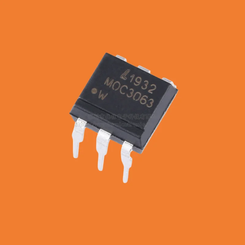 20pcs/original genuine MOC3063 DIP-6 three terminal bidirectional thyristor output optocoupler chip