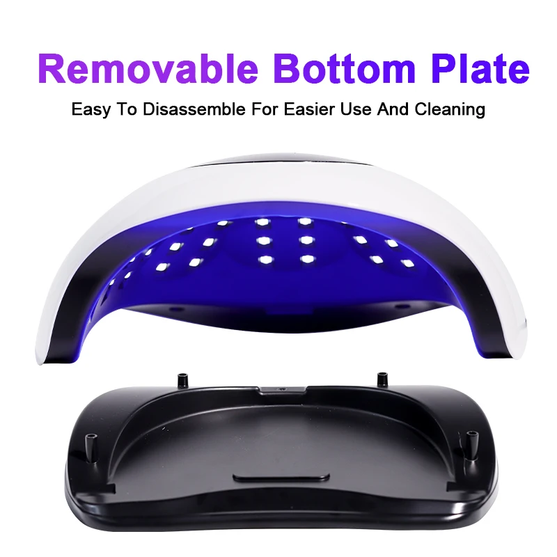 SUN X9 UV-nageldroger voor nagelgel, professionele UV-nagellamp met 57 lampkralen en LCD-aanraakscherm, automatische sensor