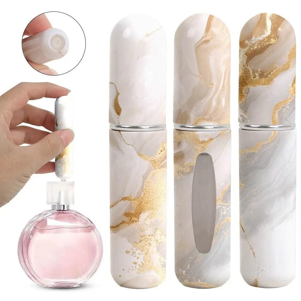 Portable 5ml Mini Perfume Bottle Refillable Leak-proof Spray Rotating Bottle Spray Atomizer Bottle Travel