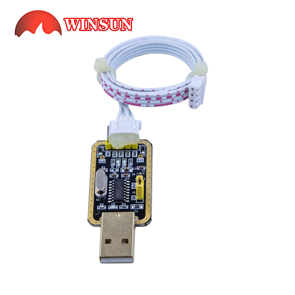 Imagem -05 - Usb para Ttl Conversor Módulo Uart Porta Serial Ufs-hwk Stc Dowanloader 232 para Ttl Conector Ch340g