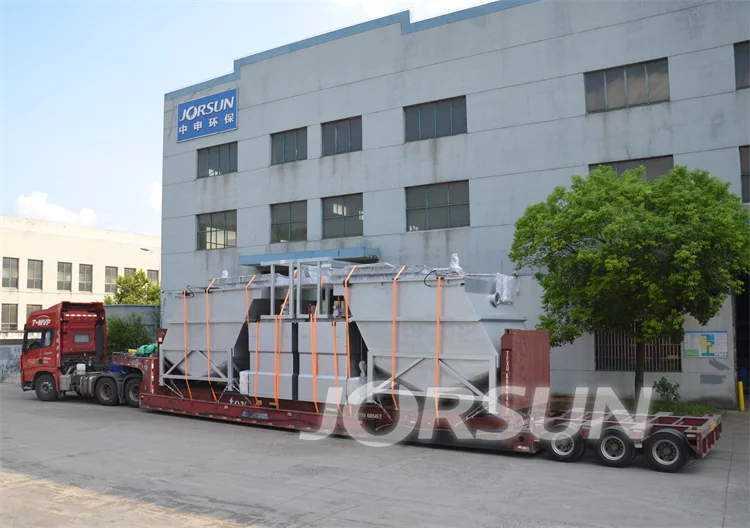 Clarificatore Lamella del serbatoio di sedimentazione per purificazione dell'acqua per la linea di riciclaggio di lavaggio in plastica