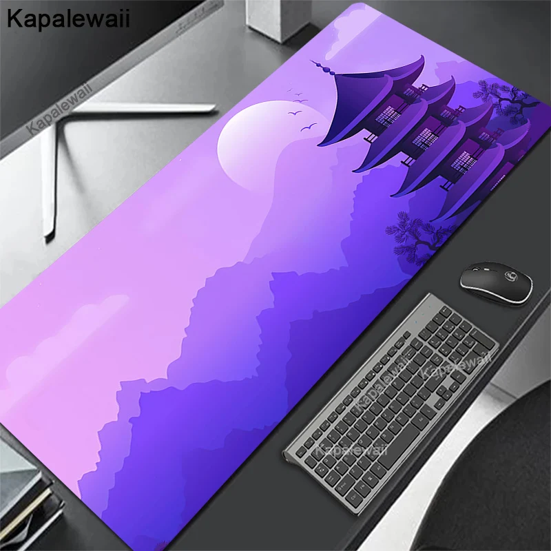 

Forest Scenery Gaming Mouse Pad Large Mouse Mat Laptop Purple Desk Mats 80x30cm Computer Gamer Pads Keyboard Deskpad Mousepad XL