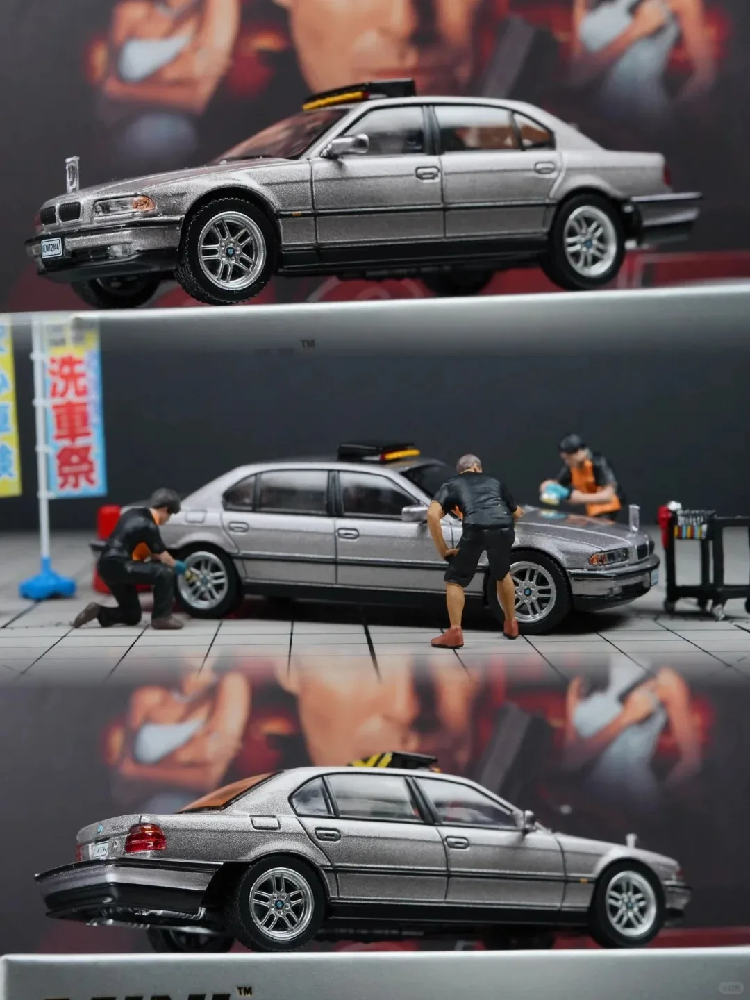 MINIGT MGT00902-007G 1/64 BMW 750LI Classical Super Racing Toy Car Miniature Diecast Metal TSM Model Gift  Free Wheels Boy